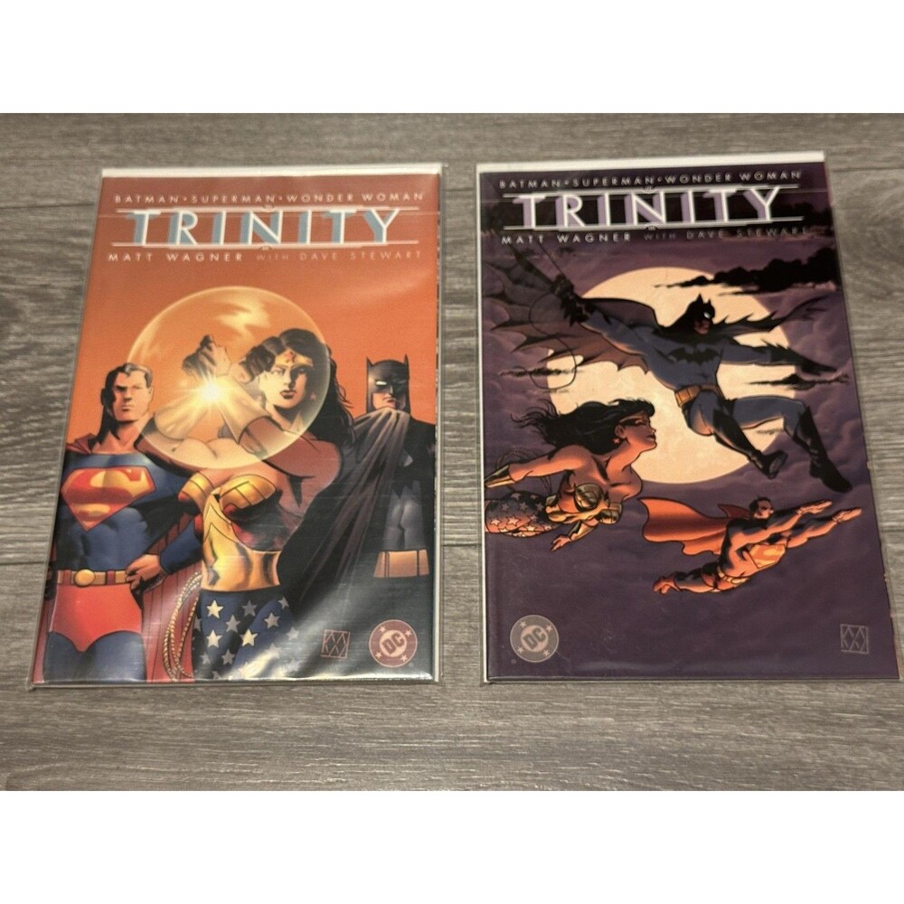 DC Trinity Set Batman Superman Wonder Woman Matt Wagner Dave Stewart Comic